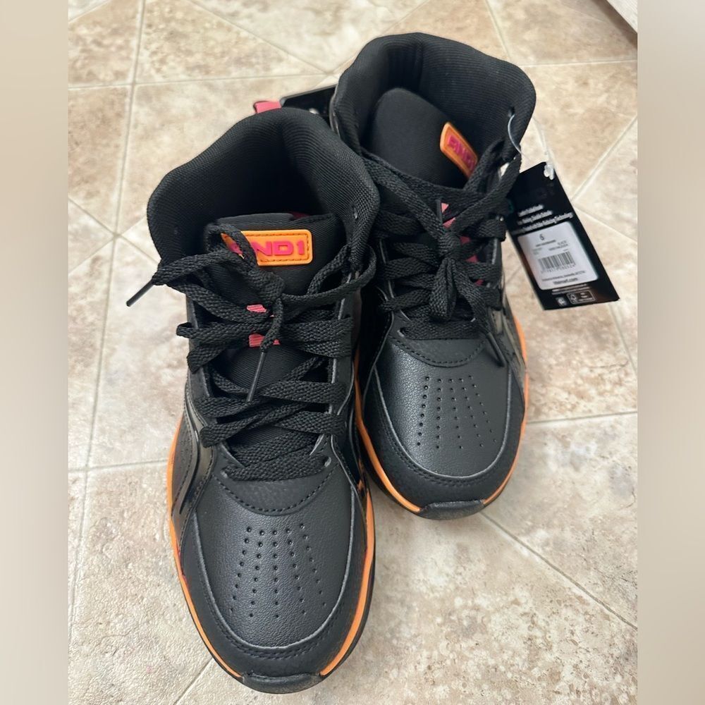 AND1 Women's High-Top Basketball Sneakers, Size 6